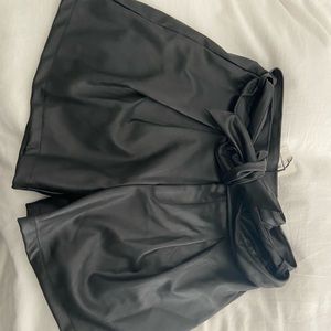 THML Leather Shorts